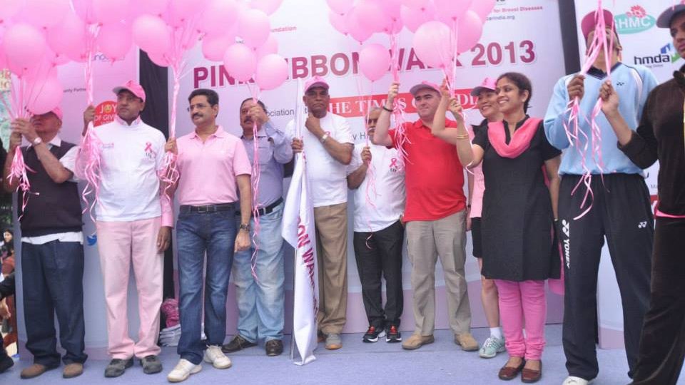 pink ribbon walk